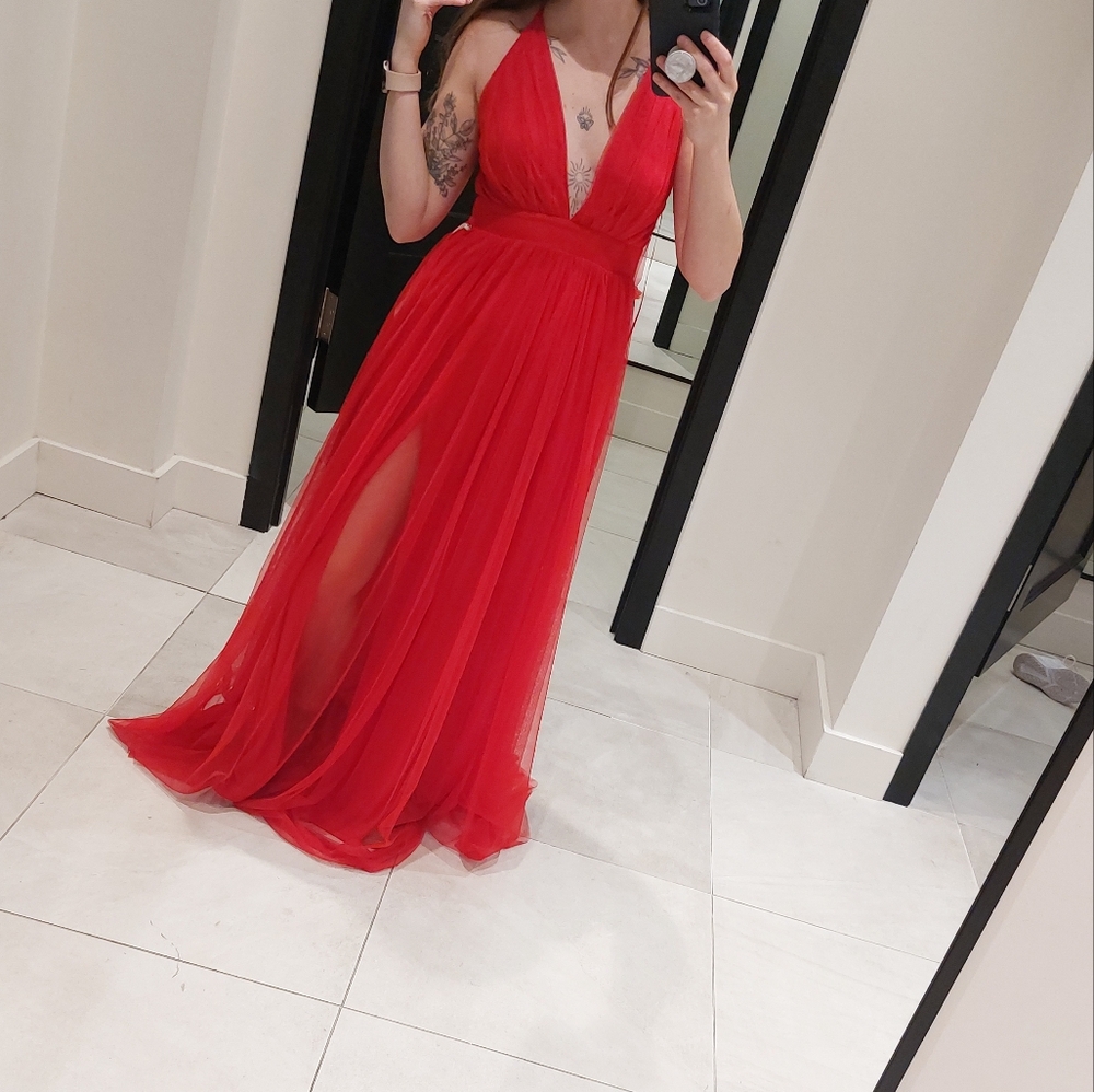 Envy + Grace Red Prom Or Formal Dress size small